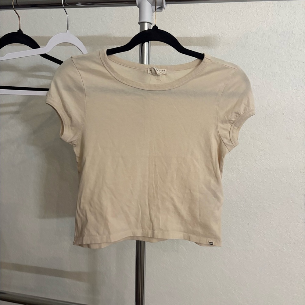 Billabong Cream Short Sleeve Tee